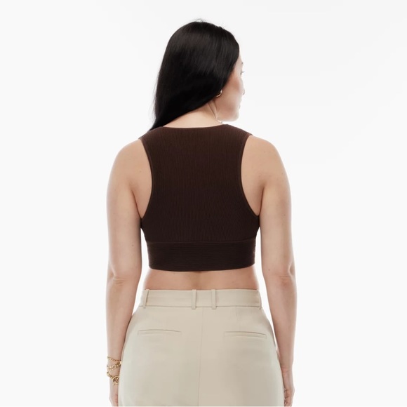 Aritzia Babaton Sculpt Knit Deep V Tank - Picture 5 of 10